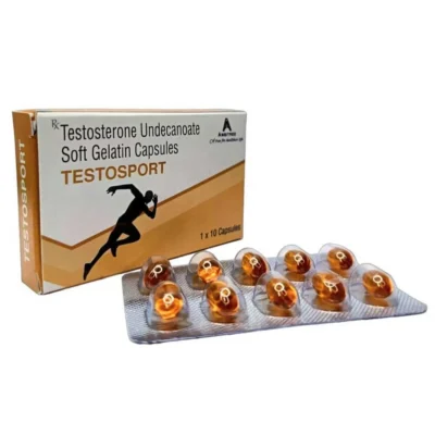 TESTOSPORT 40mg - Testosterone Undecanoate Soft Gelatin Capsules